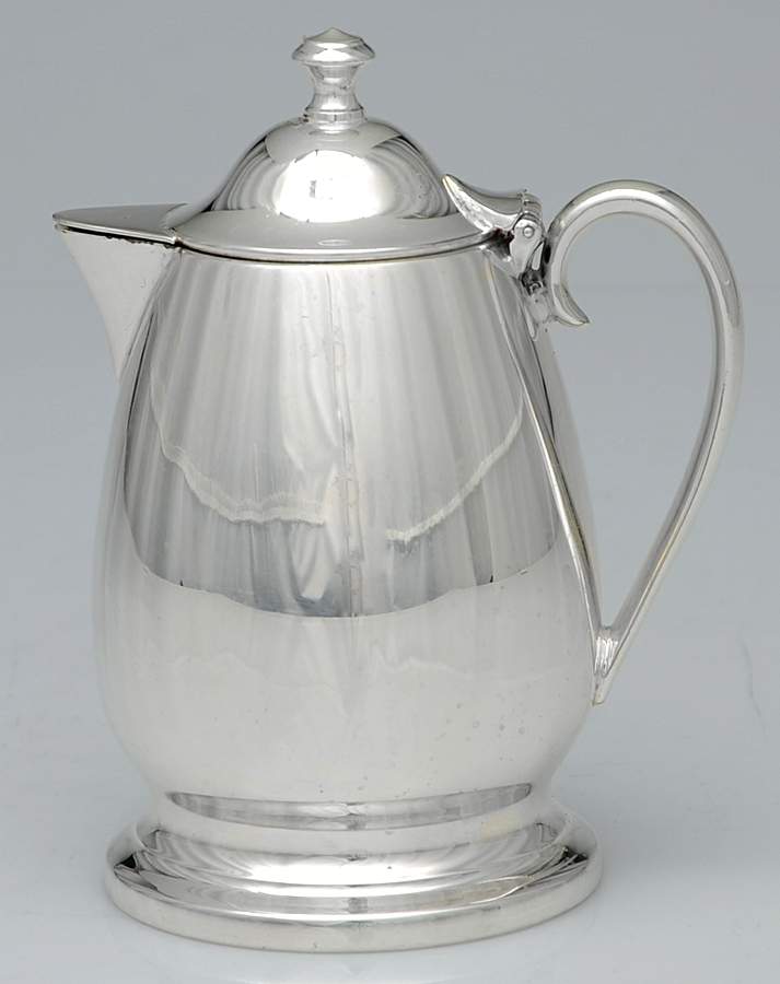 632 (Silverplate, Hollowware) Creamer & Hinged Lid by Crescent Silverware-1
