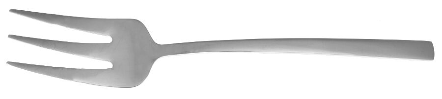 Beacon (Stainless) Medium Solid Cold Meat Serving Fork by Cambridge Silver-1