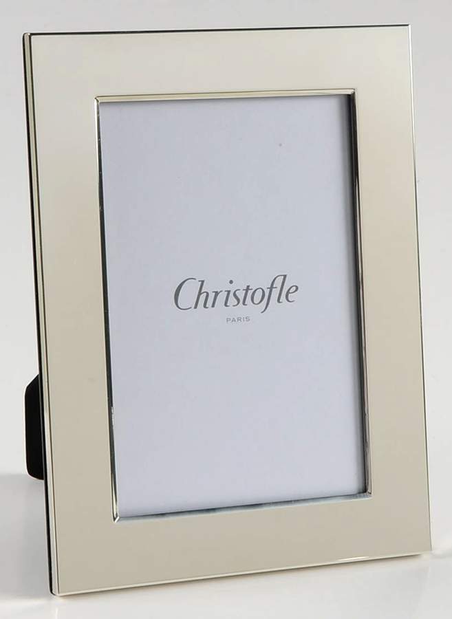 Fidelio (Silverplate, Hollowware) Picture Frame-Holds 4" X 6" by Christofle France-1