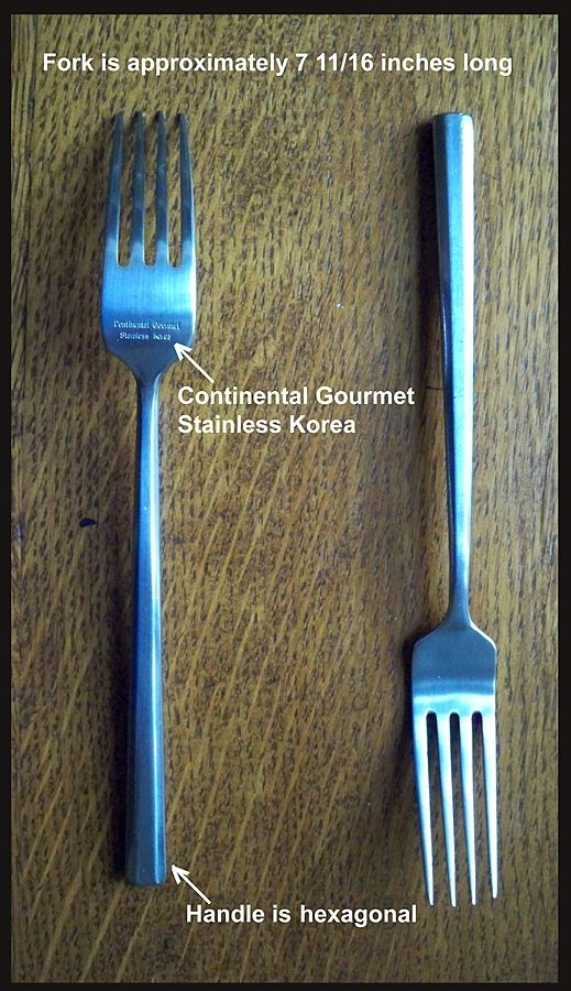 COG23 (Stainless) Fork by Continental Gourmet-1