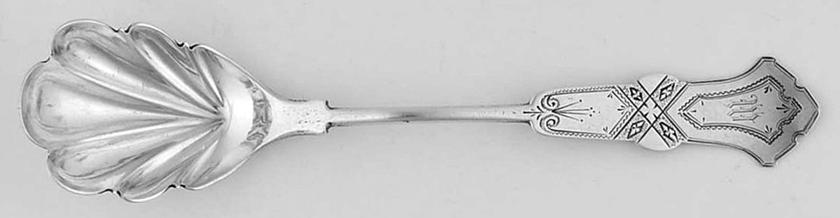 C4B2 (Coin) Sugar Shell Spoon by Charles Edmund Bacon-1