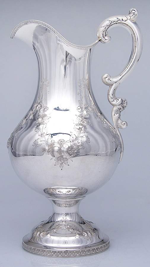 854 (Sterling, Hollowware) Footed Ewer/Pitcher by John Cann and David Dunn-1