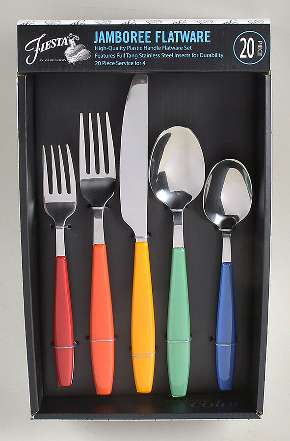Fiesta Jamboree (Stainless) 20 Piece Set by Cambridge Silver-1