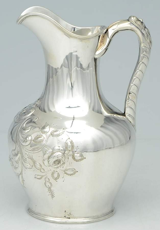 39 (Coin, Hollowware) 56 Oz Water Pitcher by Charters,Cann & Dunn-3