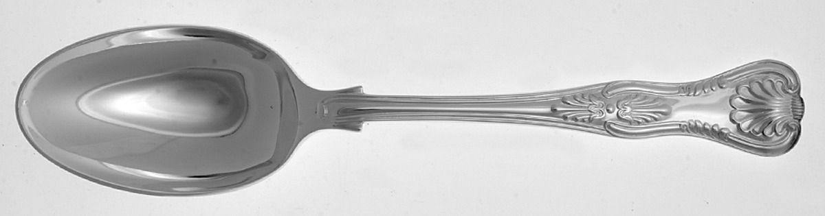 English King (Sterling) Dessert/Oval Soup Spoon by Cooper Bros & Sons-1