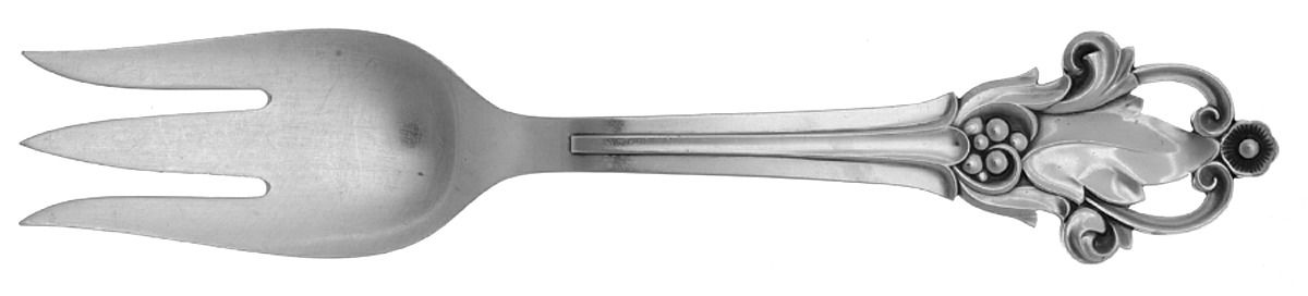 COH30 (Sterling) Large Solid Serving Fork by Cohr-1