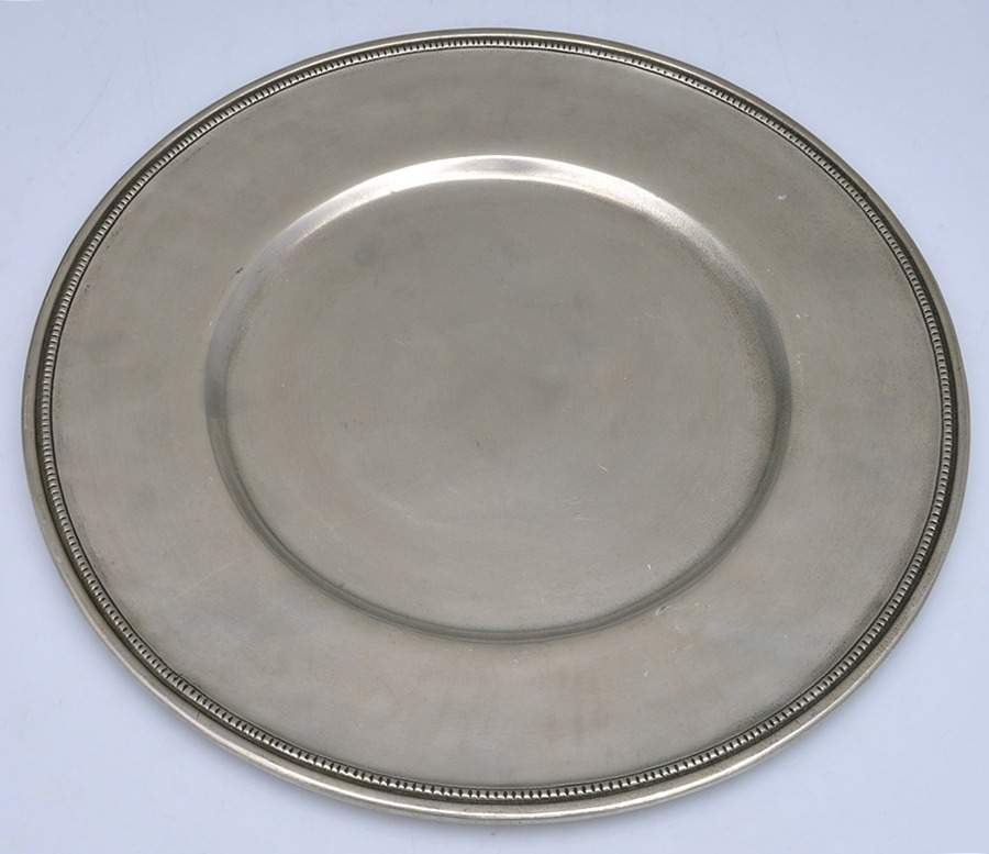 Toscana (Pewter, Hollowware) Service Plate by Cosi Tabellini-1