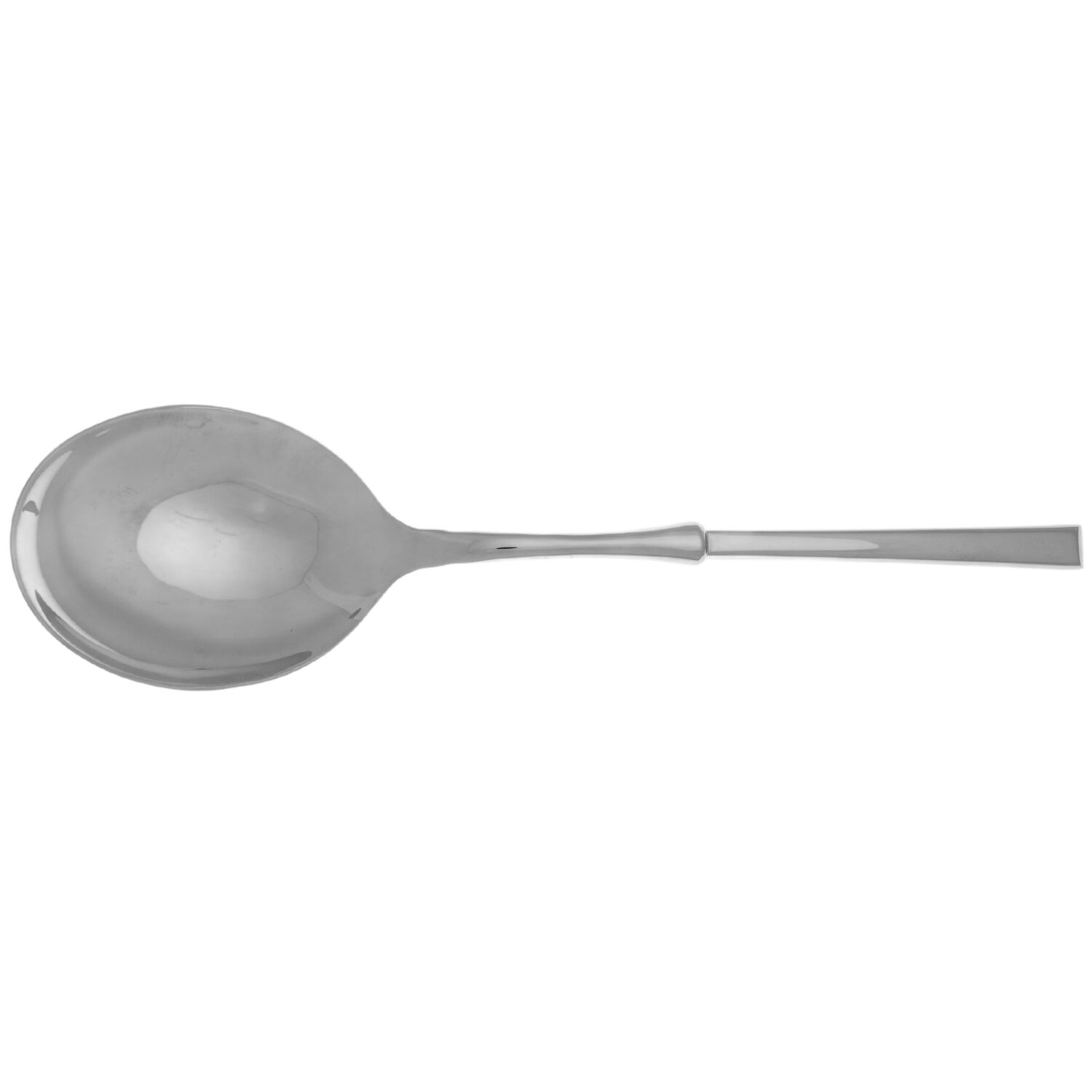 Cortland (Stainless) Casserole Spoon with Smooth Stainless Bowl HC by Crate & Barrel Flatware-1