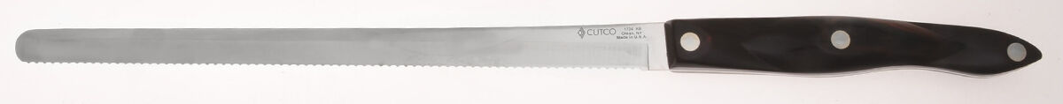 CUE4 (Stainless) Bread Knife with Stainless Blade by Cutco Silver-1