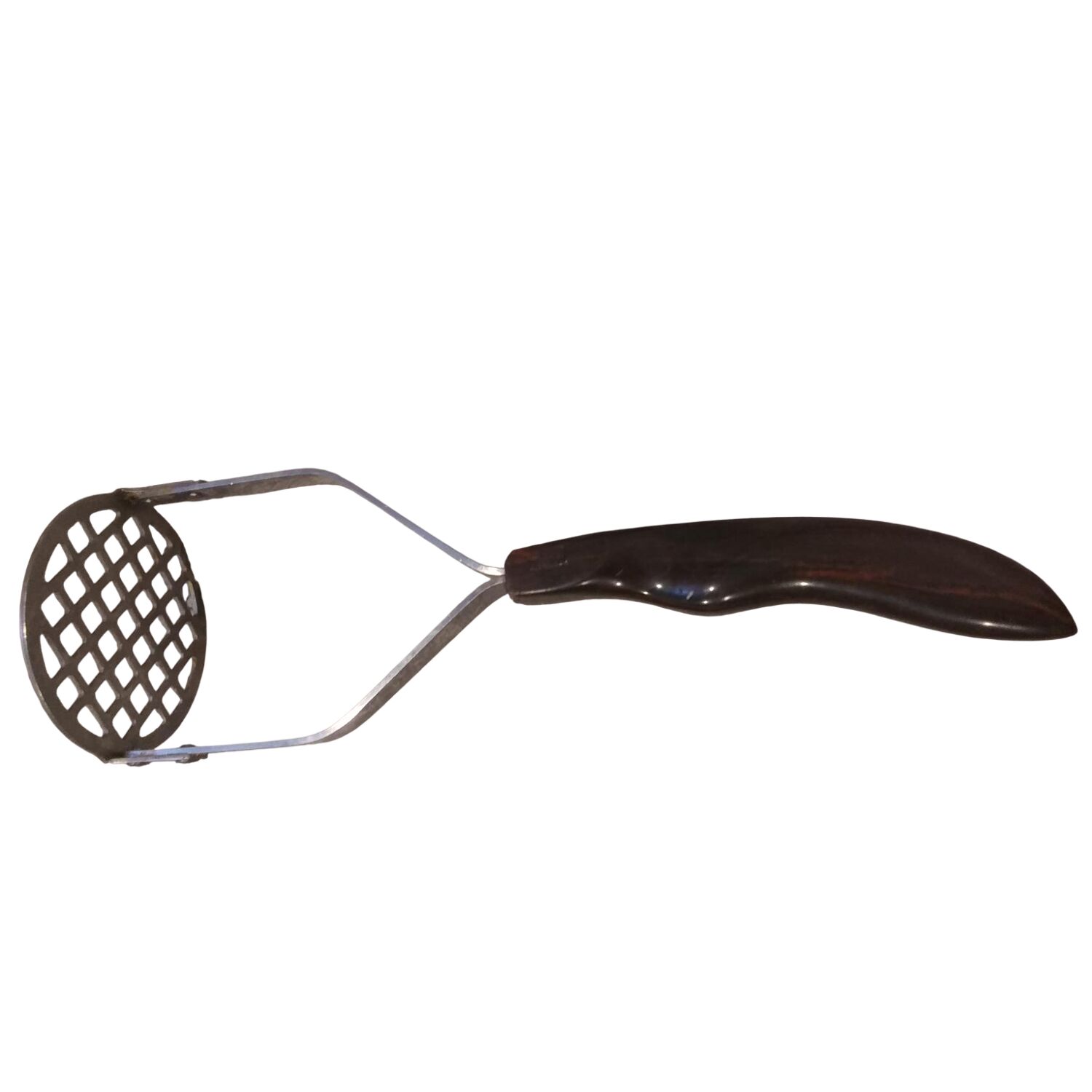CUE4 (Stainless) Plastic Handle Potato Masher by Cutco Silver-1