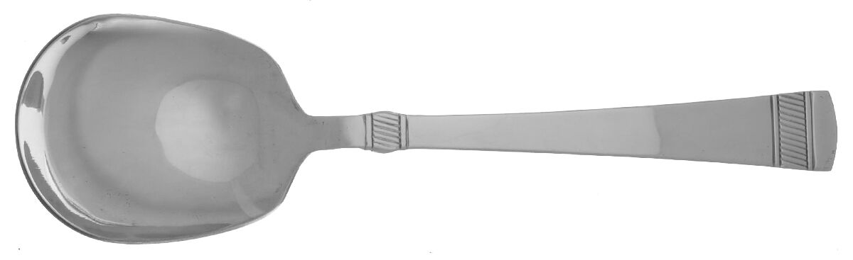 CBS212 (Stainless) Solid Smooth Casserole Spoon by Cambridge Silver-1