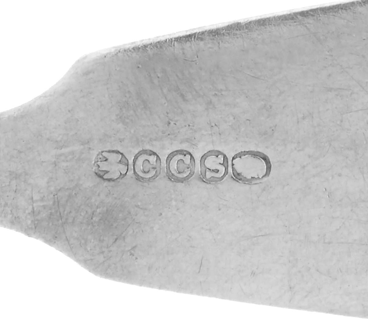 Coin Silver Flatware Dessert/Oval Soup Spoon by Charles C Shaver-5
