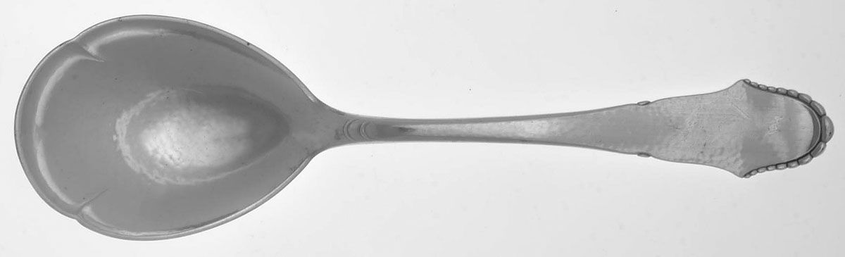 CFH7 (Sterling) Medium Solid Berry/Casserole Spoon by Christian F Heise-1