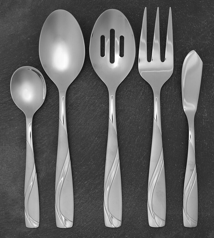 Mercado (Stainless) 5 Piece Hostess Set by Cambridge Silver-1