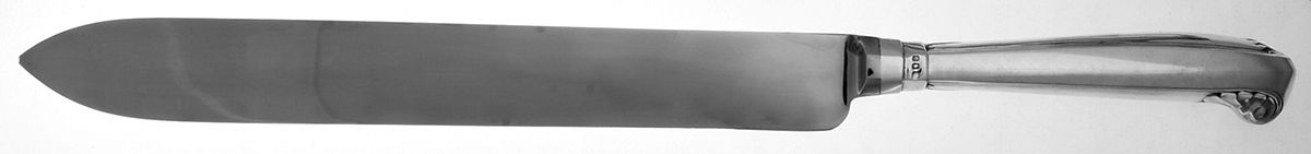 C7F2 (Sterling) Large Stainless Blade Roast Carving Knife by C W Fletcher & Son Ltd-1