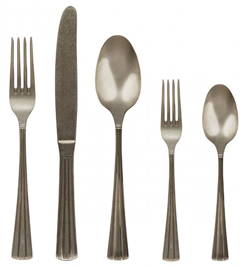 Vime (Stainless) Fork by Costa Nova Flatware-1