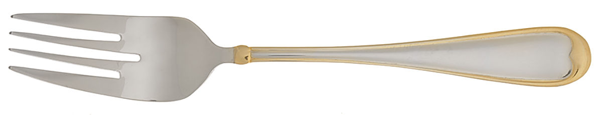 Emily-Gold Accent (Stainless) Individual Salad Fork by Cambridge Silver-1