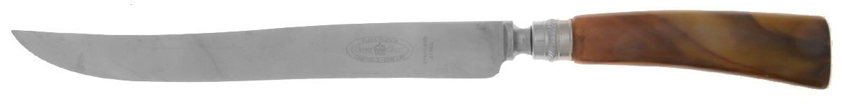 Stainless Flatware Large Stainless Blade Roast Carving Knife by Crown Crest-1