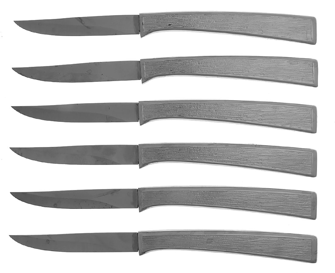 CVH17 (Stainless) (Set of 6) Individual Steak Knife by Carvel Hall-1