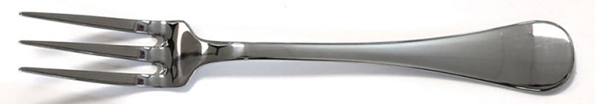 Elite (Stainless) Medium Solid Cold Meat Serving Fork by Jean Couzon-1