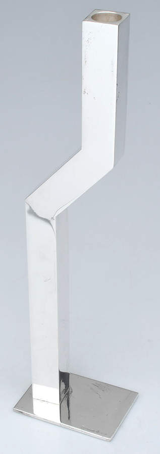 Arborescence (Stainless, Hollowware) 14" Candlestick by Christofle France-1