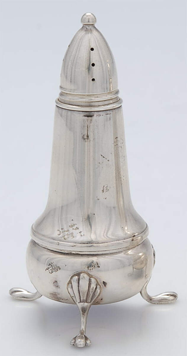 CS21 (Sterling, Hollowware) Weighted Salt Shaker by Crown Silver Inc-1