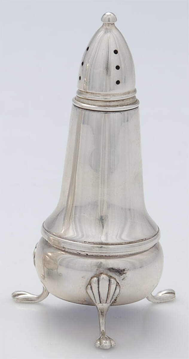 CS21 (Sterling, Hollowware) Weighted Pepper Shaker by Crown Silver Inc-1