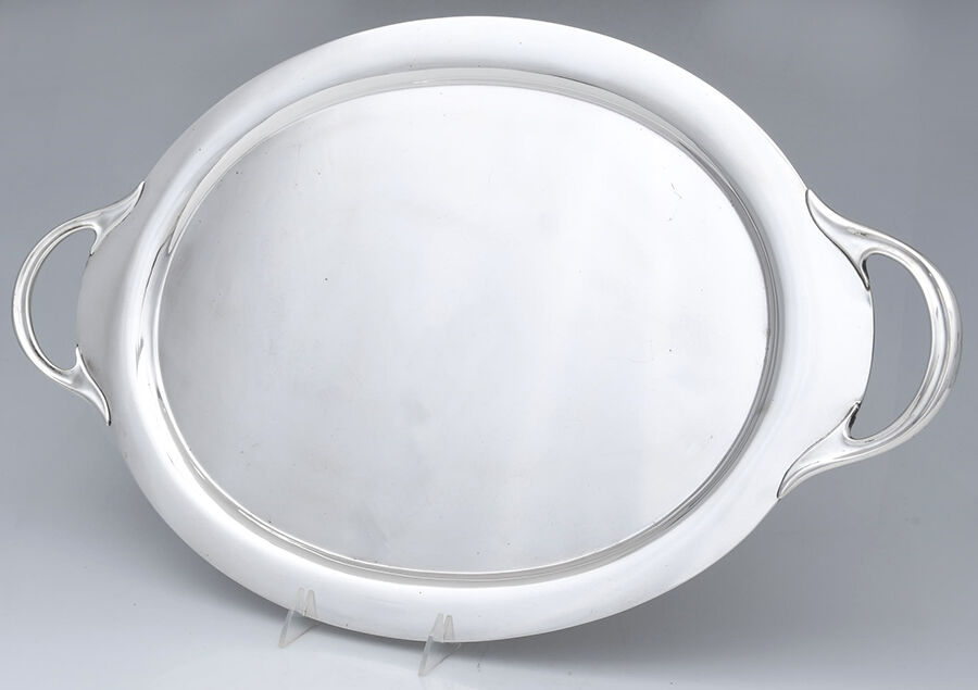 70 (Sterling, Hollowware) Large Waiter Tray by Concord-1