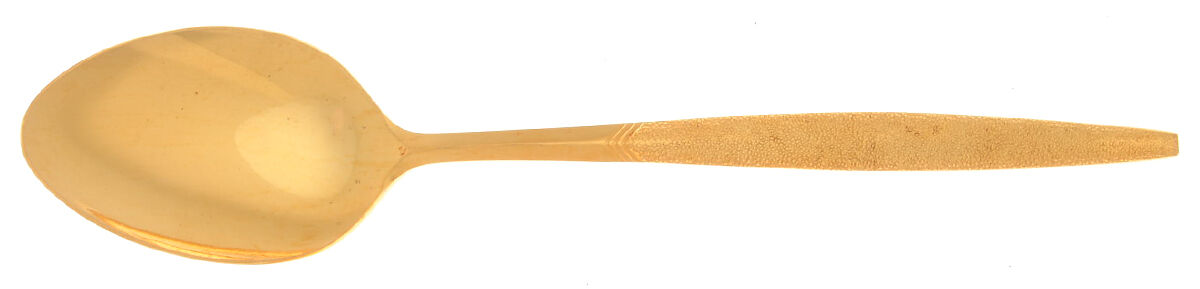 CSM64 (Gold Eletroplate) Teaspoon by Cosmos Products Company-1