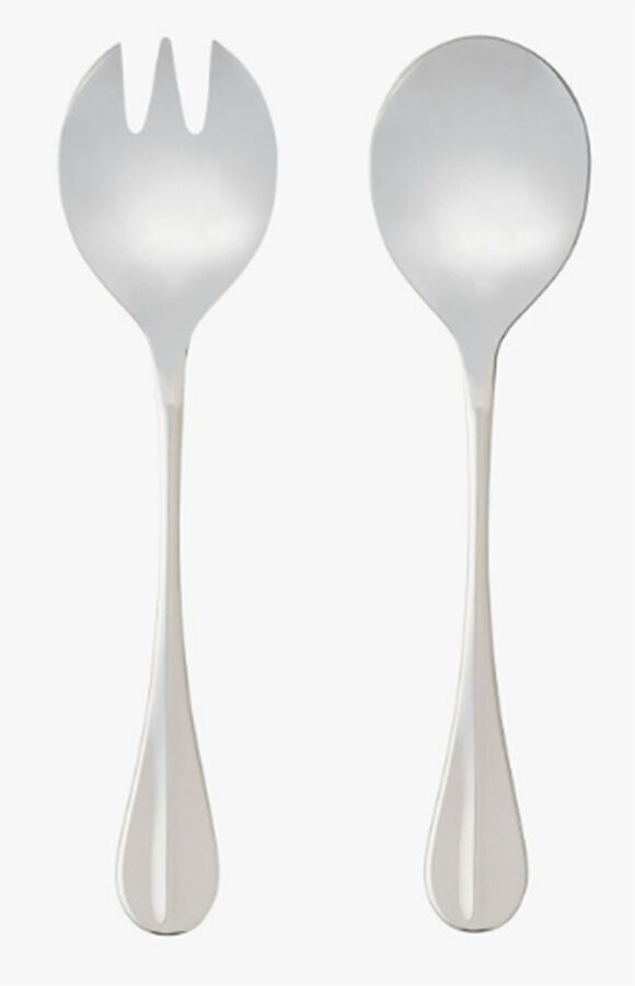 Nau Polished (Stainless) (2 Pc) Solid Salad Set by Costa Nova Flatware-1
