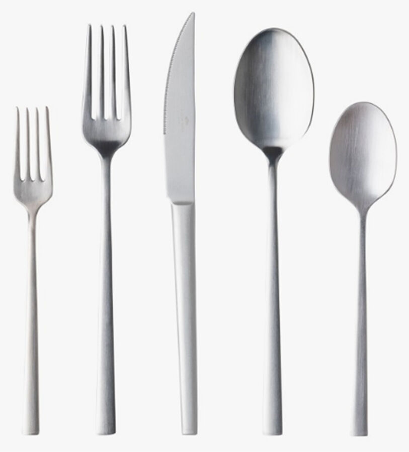 Vela Brushed Fork by Costa Nova Flatware-1