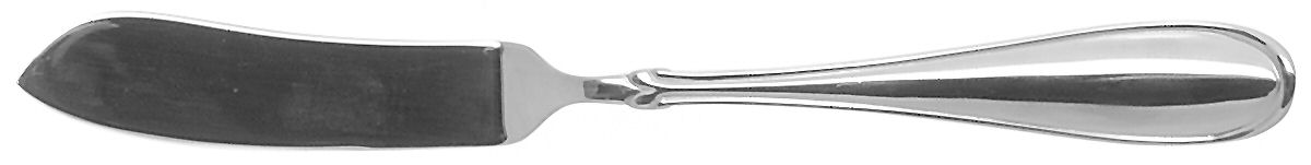 Alpha (Stainless) Flat Handle Master Butter Knife by Dansk-1