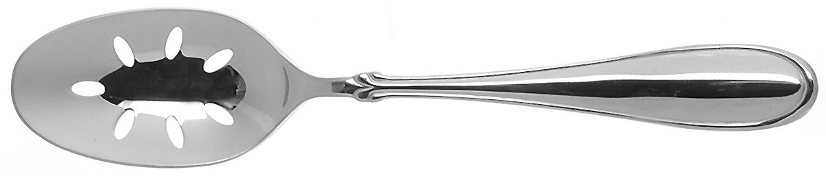 Alpha (Stainless) Pierced Tablespoon (Serving Spoon) by Dansk-1