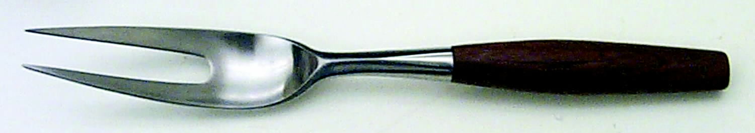 Fjord (Stainless, Germany) Small Steak Carving Fork with Stainless Prongs by Dansk-1