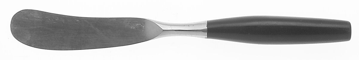 Kongo-Black (Stainless) Butter Spreader Hollow Hdl-Paddle/Stainless Blade by Dansk-1