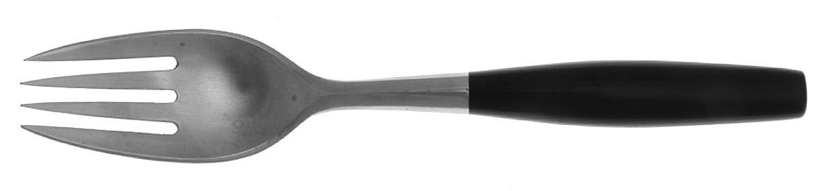 Kongo-Black (Stainless) Fork by Dansk-1