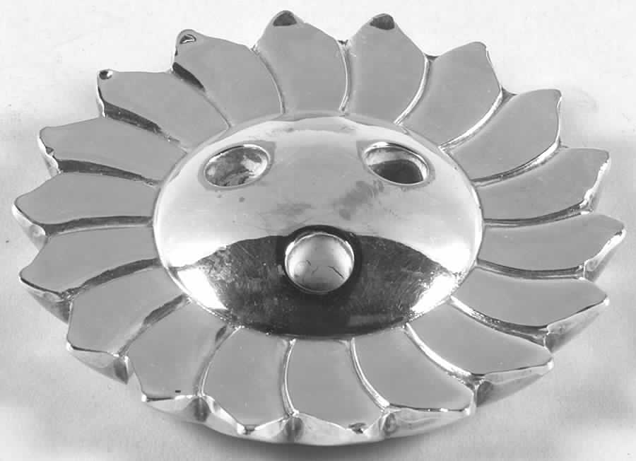 Silverplate Hollowware Sunburst Taperholder by Dansk-1