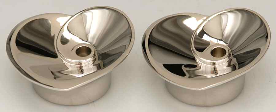 Silverplate Hollowware Heart Shape Taper Candleholder - Set of 2 by Dansk-1
