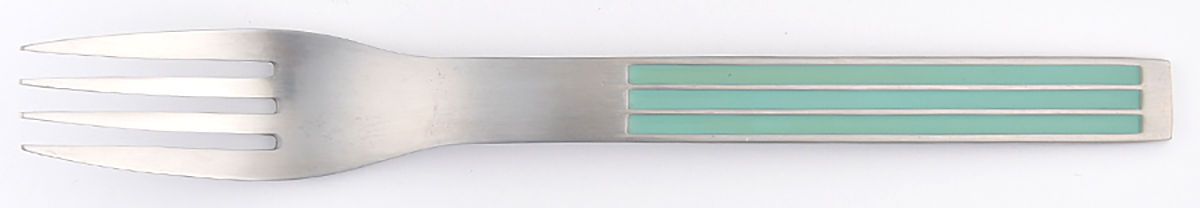 Thebe-Green (Stainless, Greenhd) Individual Salad Fork by Dansk-1
