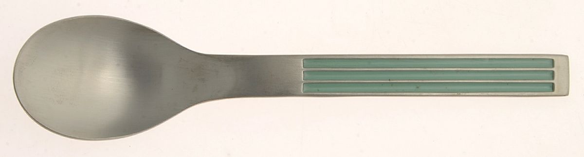 Thebe-Green (Stainless, Greenhd) Teaspoon by Dansk-1
