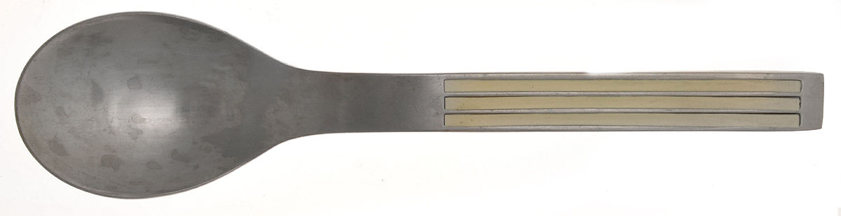 Thebe-Ivory (Stainless) Solid Serving Spoon by Dansk-1