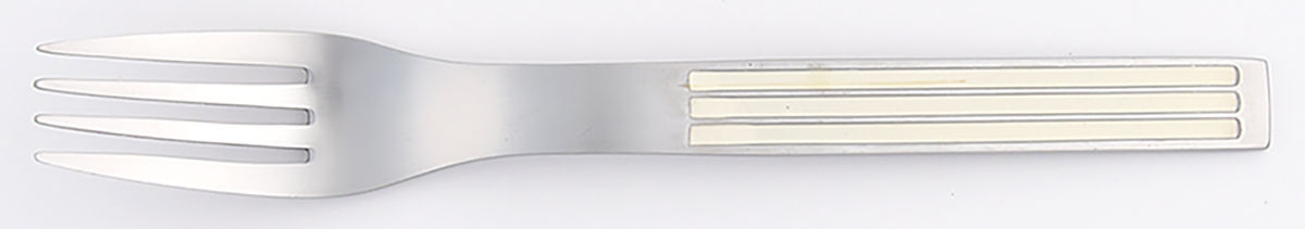 Thebe-White (Stainless, Whitehdl) Individual Salad Fork by Dansk-1