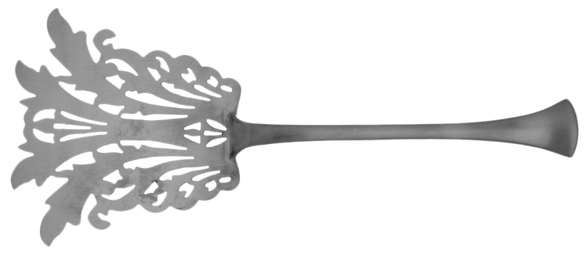 Thistle (Stainless) Asparagus Serving Fork Solid Stainless HC by Dansk-1
