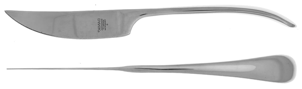 Torun (Silverplate) Steak Knife Individual Solid No Serrate HC by Dansk-1