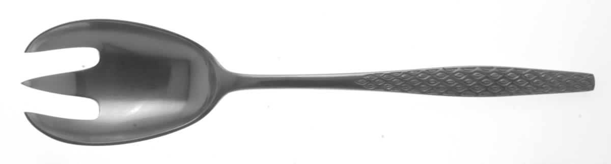 Variation IV (Stainless, No Black Accent) Solid Serving Fork by Dansk-1