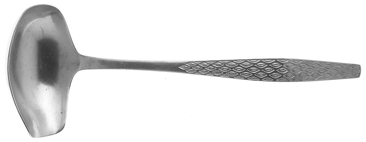 Variation IV (Stainless, No Black Accent) Solid Gravy Ladle by Dansk-1