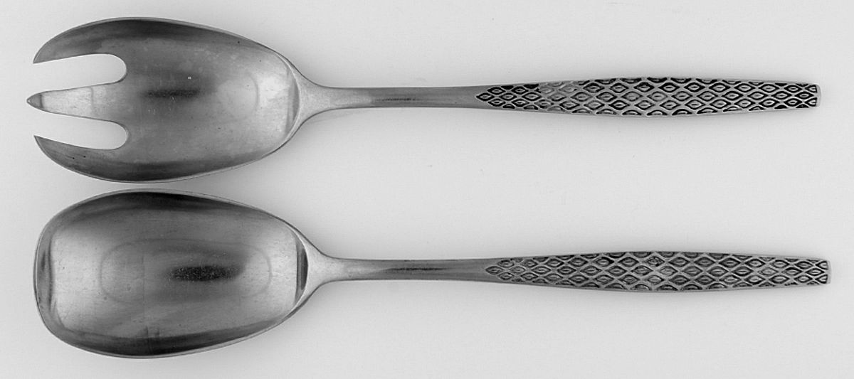 Variation IV (Stainless, No Black Accent) Solid Serving Set by Dansk-1