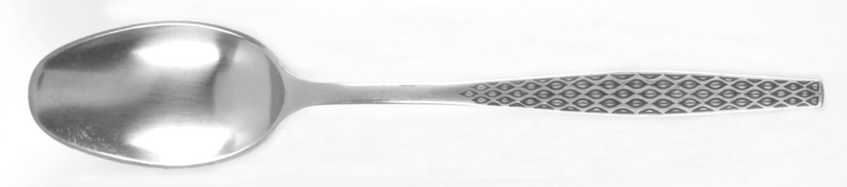 Variation IV (Stainless, Black Accent) Oval Place Soup Spoon by Dansk-1