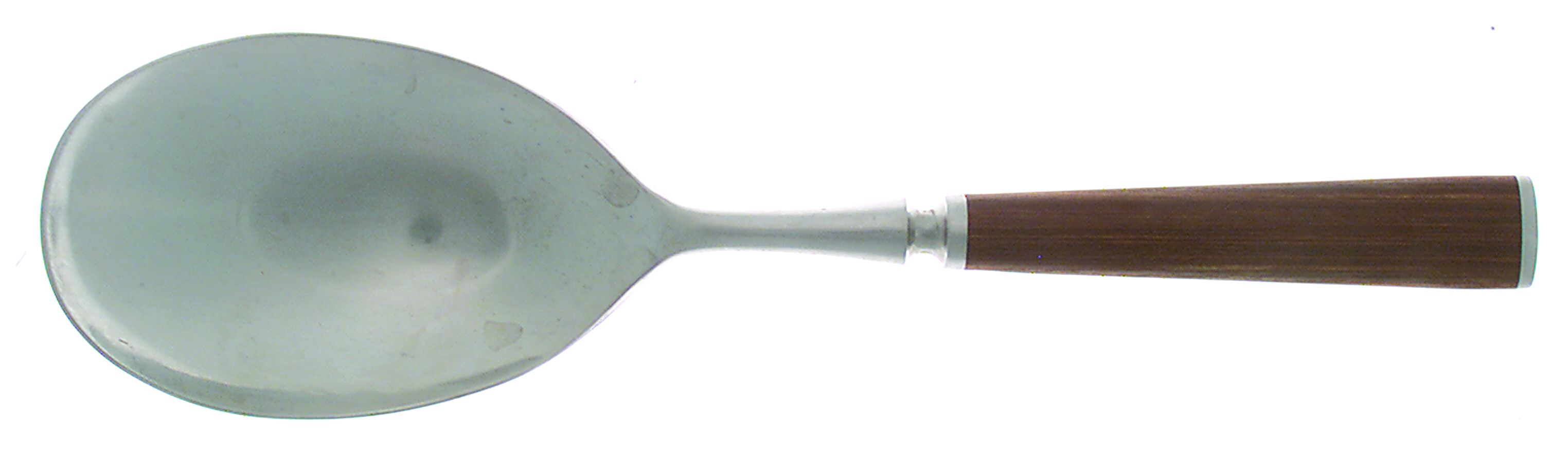 Wood Accent (Stainless) Salad Servng Spoon with Stainless Bowl by Dansk-1