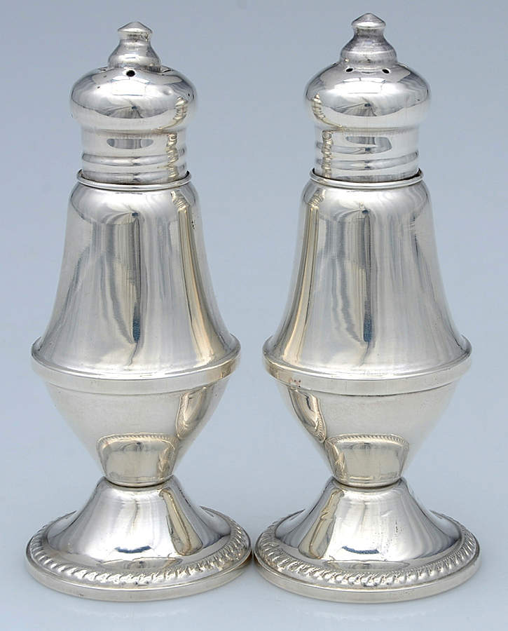 Sterling Hollowware Weighted Salt and Pepper Set by Duchin Creations-1